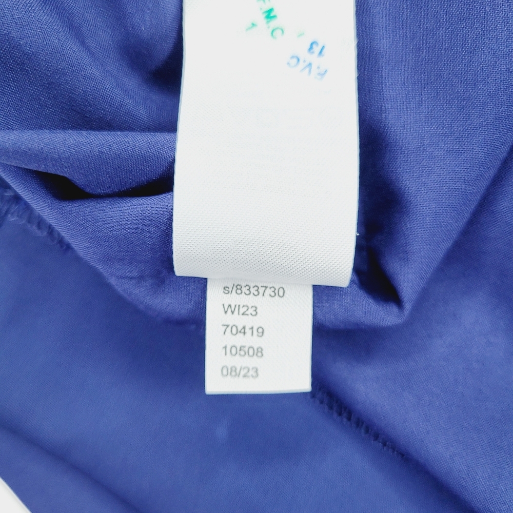 Ann Taylor Dress Womens Size 10 Blue Jeweled Strap Sheath Women's Sleekly Gala - Picture 11 of 16